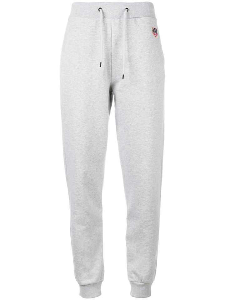Kenzo Mini Tiger Track Pants, Women's, Size: Large, Grey, Cotton