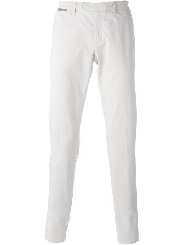 Eleventy Slim Chino Trousers, Men's, Size: 34/34, Nude/neutrals, Cotton/spandex/elastane
