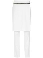 Uma Raquel Davidowicz Skirt Layered Trousers - White