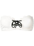 Marysia Antibes Lace-up Bikini Top - White
