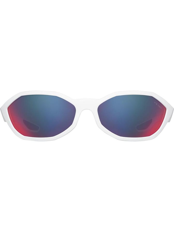 Prada Eyewear Octagon Sunglasses - White