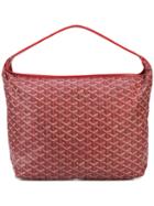 Goyard Vintage Carryall Monogram Shoulder Bag - Red