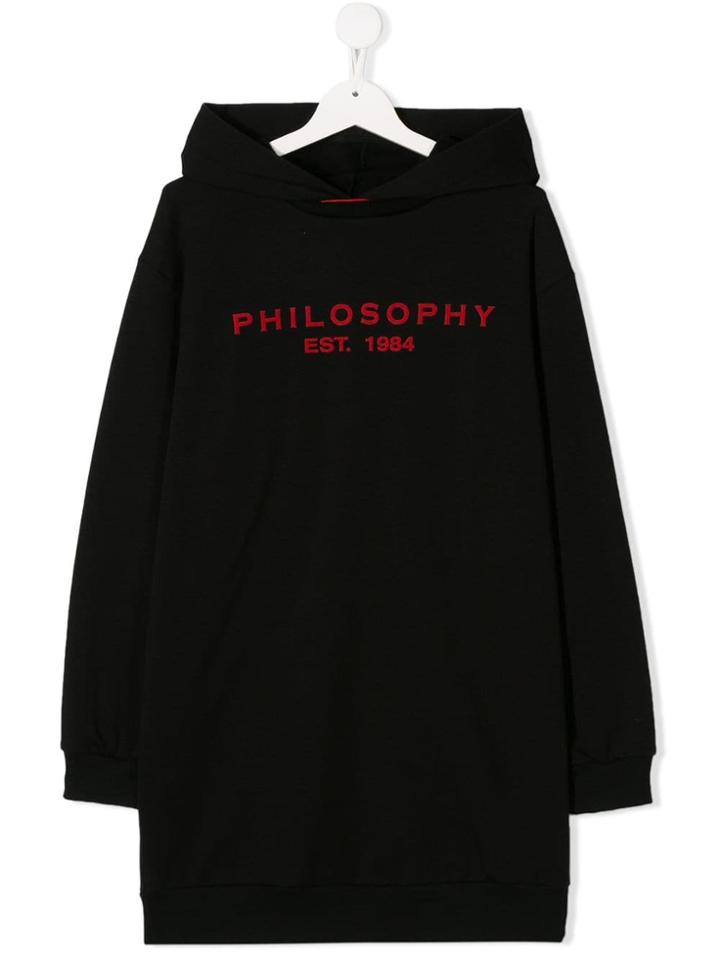 Philosophy Di Lorenzo Serafini Kids Teen Logo Print Sweatshirt Dress -