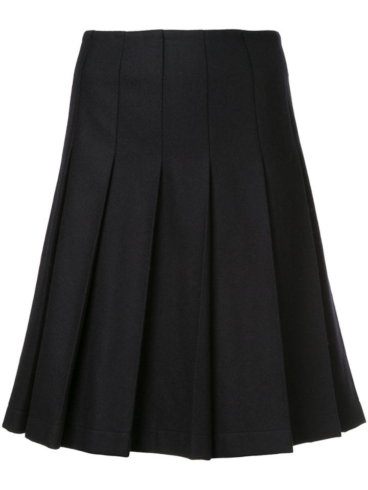 Comme Des Garçons Vintage Pleated Skirt - Brown