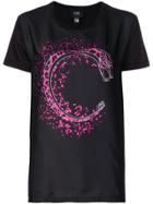 Cavalli Class Graphic Print T-shirt - Black