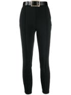 Elisabetta Franchi High-waisted Skinny Trousers - Black