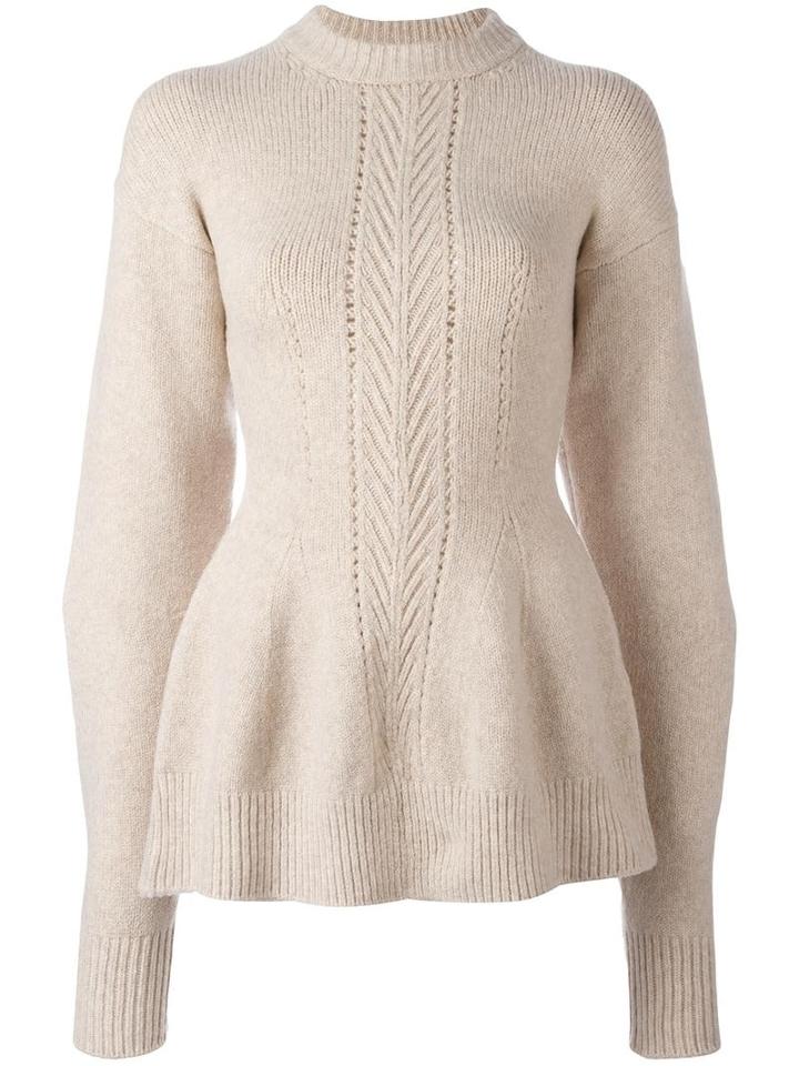 Joseph Open Back Jumper, Women's, Size: Small, Nude/neutrals, Wool/polyamide/spandex/elastane