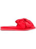 Simone Rocha Bow Slide Sandals - Red