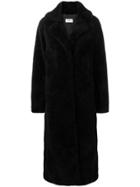 Yves Salomon Meteo Lamb Fur Coat - Black