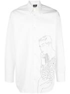 Calvin Klein 205w39nyc Oversized Drawing Shirt - White