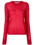 Helmut Lang Ls Crew Nk Pullover Helmut Lang - Red