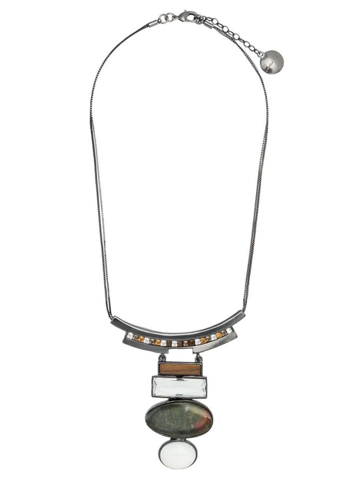 Camila Klein Stone Necklace - Metallic