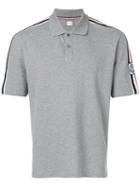 Moncler Shoulder Strap Polo Shirt - Grey
