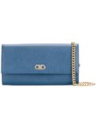 Salvatore Ferragamo Mini Double Gancio Bag - Blue