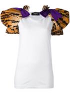 Dsquared2 - Puffy Sleeve T-shirt - Women - Cotton/polyester - M, White, Cotton/polyester