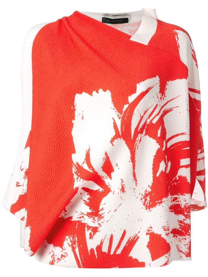 Roland Mouret Hopkins Asymmetric Top - Red