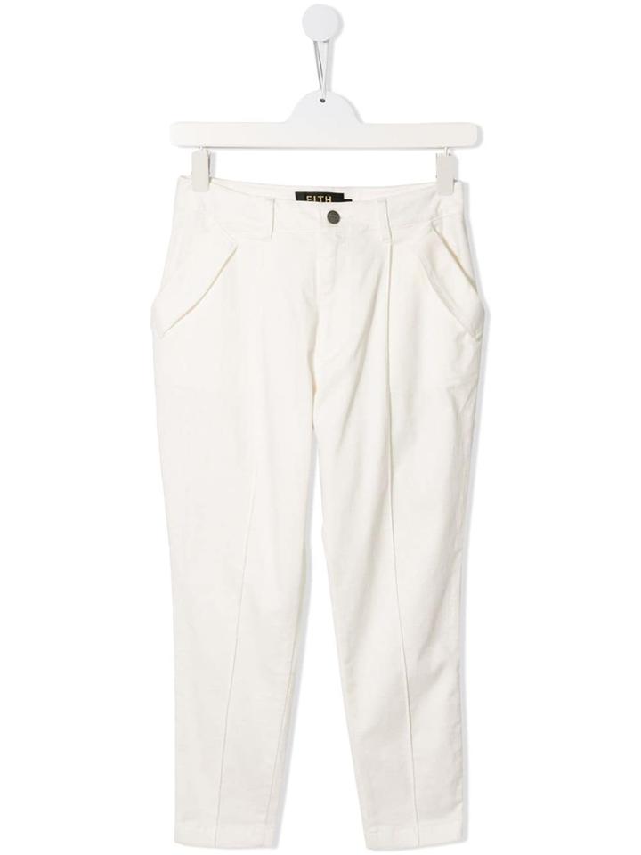 Fith Teen Slim-fit Trousers - White