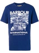 Barbour By Steve Mc Queen Printed T-shirt - Blue
