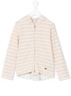 Liu Jo Kids - Striped Hoodie - Kids - Cotton - 3 Yrs, White