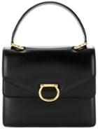 Céline Vintage Double Flap Handbag - Black
