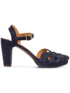 Chie Mihara Caged Heel Sandals - Blue