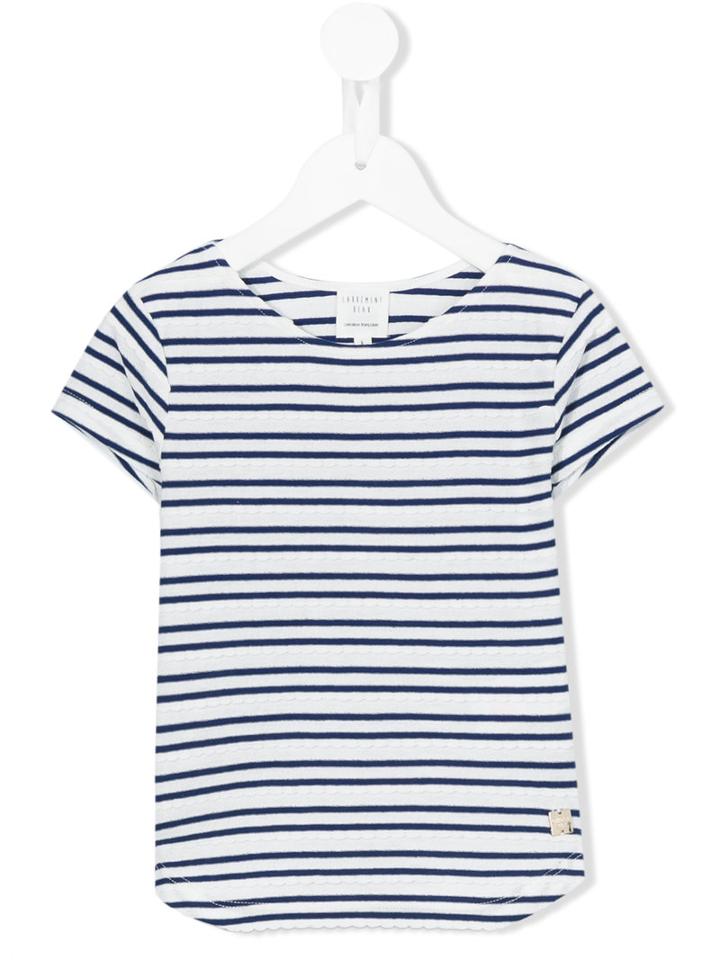 Carrèment Beau - Striped Knitted Top - Kids - Cotton - 4 Yrs, White