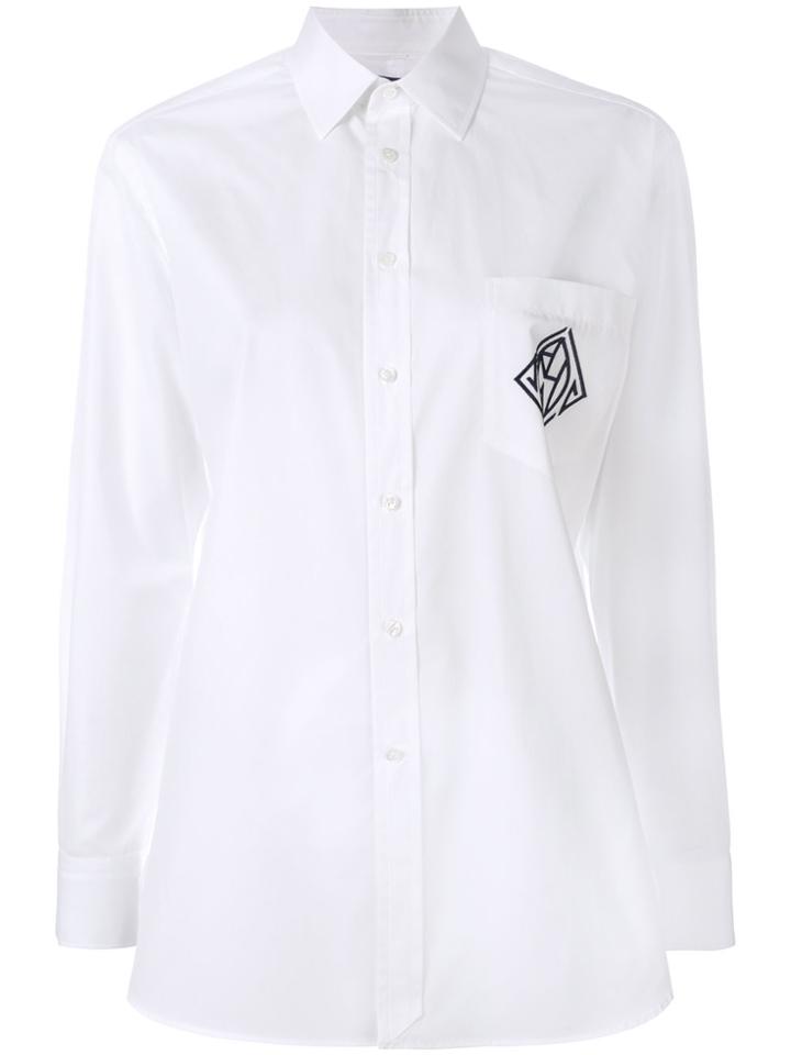 Ralph Lauren Logo Long-sleeve Shirt - White