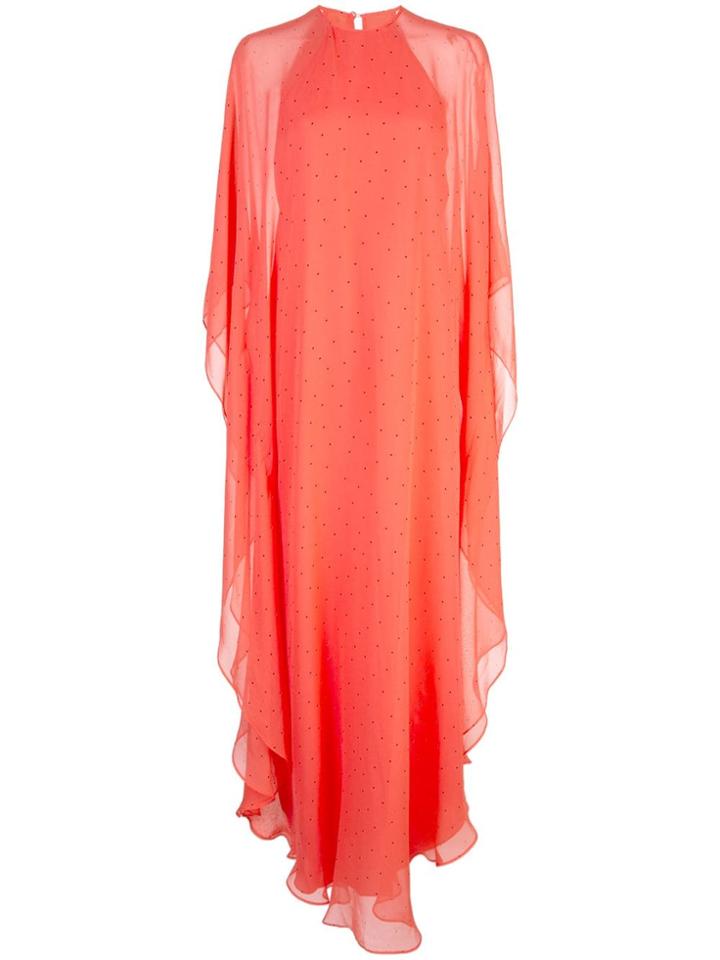 Michelle Mason Flutter Gown - Red