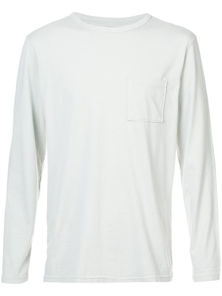 Saturdays Nyc Longsleeved Chest Pocket T-shirt - Green