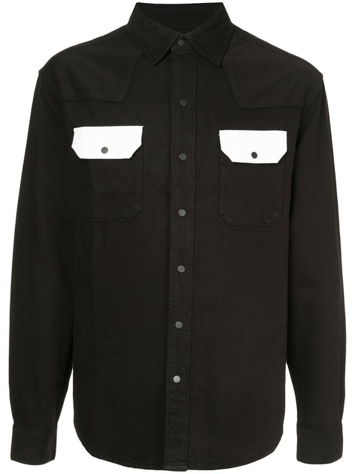 Calvin Klein Jeans Chest Pocket Shirt - Black