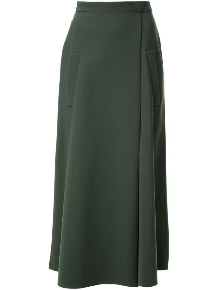 Scanlan Theodore Wrap Front Scuba Skirt