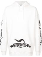 Givenchy Logo Graphic Hoodie - White