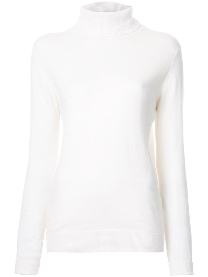 Cityshop 'city' Turtleneck Jumper, Women's, White, Cotton/cashmere