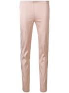 P.a.r.o.s.h. Cropped Slim-fit Trousers - Pink & Purple