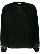 Twin-set Cardigan And Sweater Set - Black