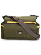 Dolce & Gabbana Zip Detail Messenger Bag, Green, Nylon