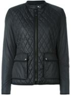 Belstaff Zipped Quilted Jacket, Women's, Size: 46, Black, Polyester/acetate/cupro