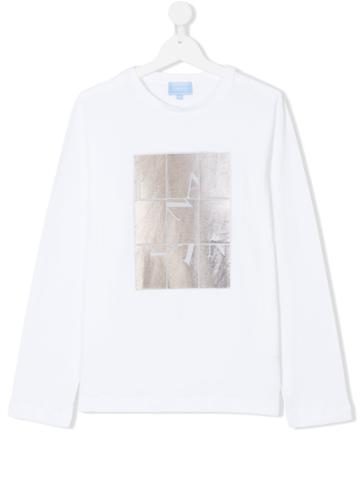 Lanvin Petite Teen Long Sleeved T-shirt - White