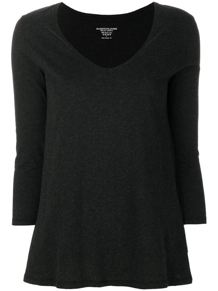 Majestic Filatures Camiseta Long Sleeved T-shirt - Grey