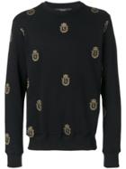 Billionaire Logo Crest Sweatshirt - Black