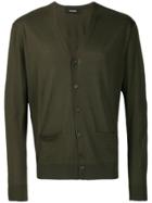 Dsquared2 Logo Embroidered Cardigan - Green