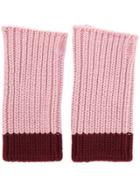 The Gigi Fingerless Gloves - Pink & Purple
