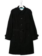 Burberry Kids Teen Trench Coat - Black