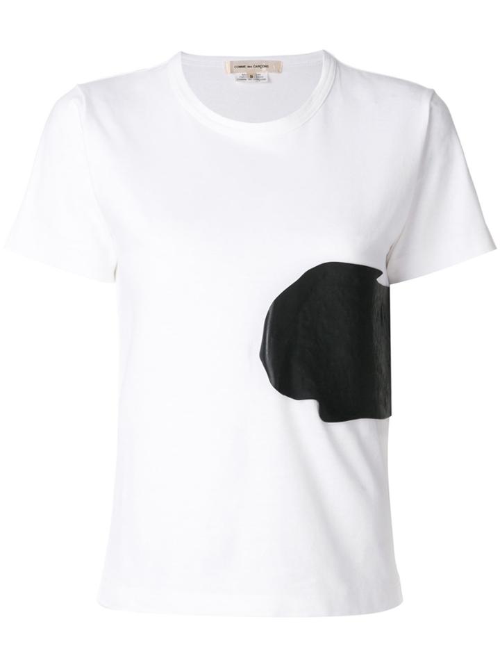 Comme Des Garçons Side Detail T-shirt - White