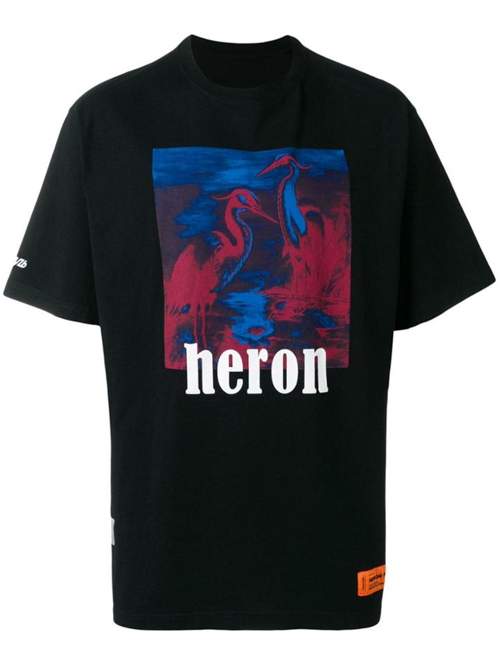 Heron Preston Black Oversized T-shirt