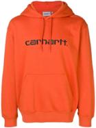 Carhartt Embroidered Logo Hoodie - Orange