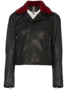 Lot Lthr Leather Biker Jacket - Black
