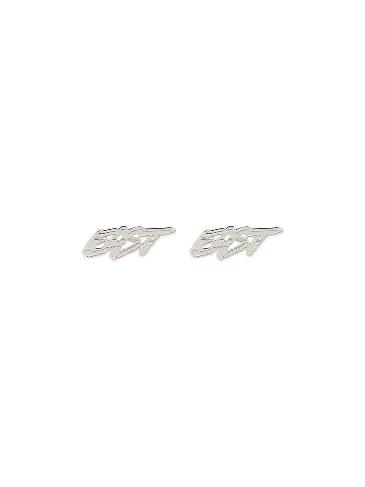 Hatton Labs East Logo Earrings - Silver