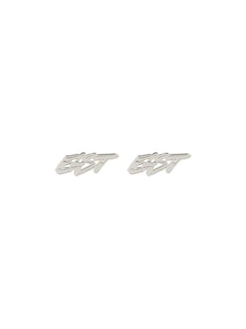 Hatton Labs East Logo Earrings - Silver