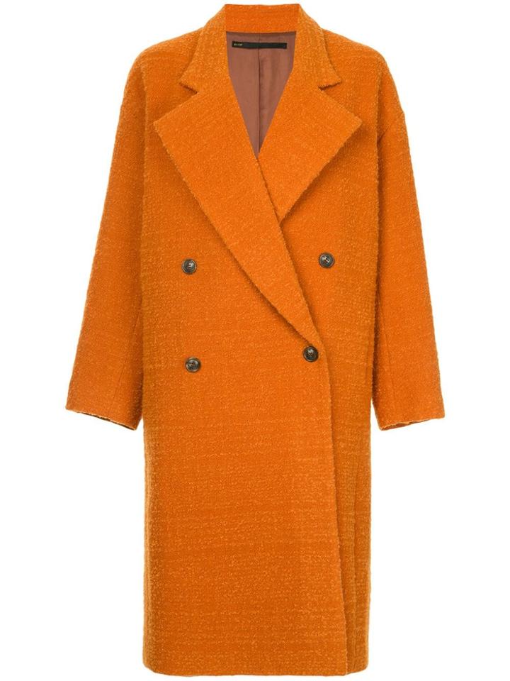 Muller Of Yoshiokubo Curly Wool Coat - Orange